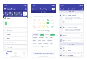 Mood and symptoms tracking app symptom tracker health journal diary bearable app mental depression anxiety stress ibs graph doctor report chronic illness bipolar disorder disease mobile