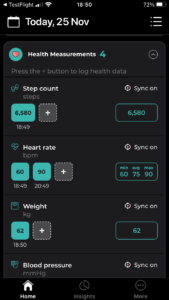 bearable app mood symptom tracker COVID coronavirus virus MS fibromyalgia bipolar health diary bullet journal tracking symptoms daylio best steps heart rate blood pressure weight blood glucose temperature