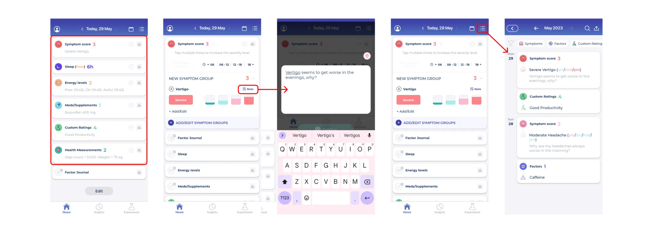 How to collect data for medical appointments in Bearable