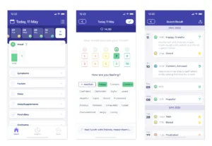 Mood and symptoms tracking app symptom tracker health journal diary bearable app mental depression anxiety stress ibs graph doctor report chronic illness bipolar disorder disease mobile
