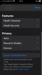 Apple Health Kit apps list