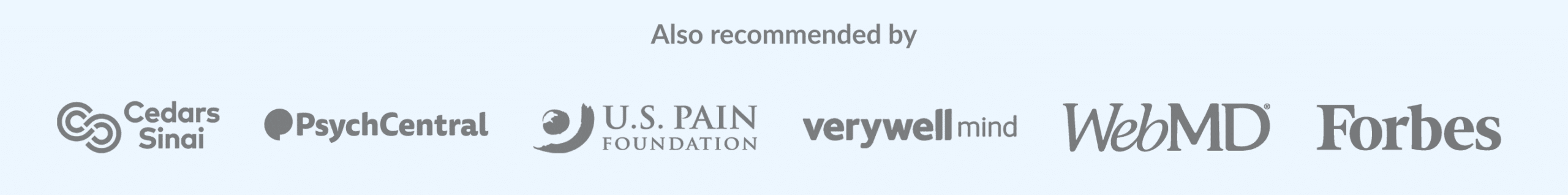 Bearable is recommended by Forbes, WebMD, VeryWellMind, & More
