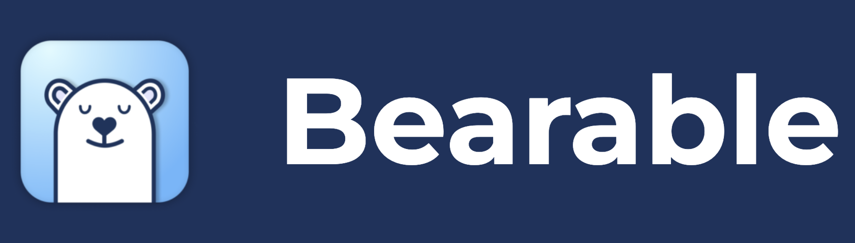 Bearable mobile header logo