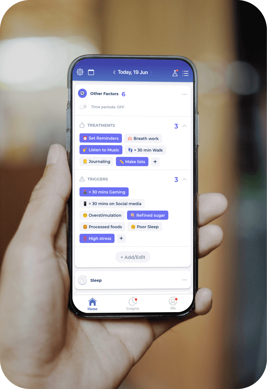 Track ADHD Triggers and Treatments